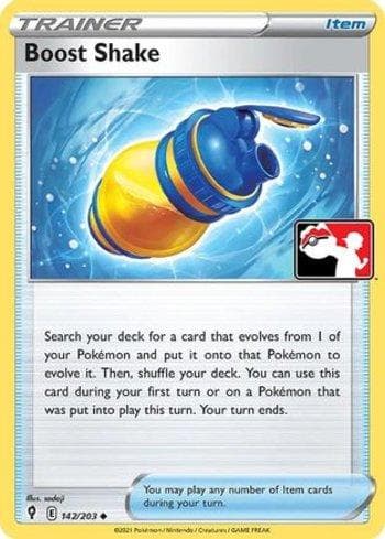 Carta Boost Shake 142/170 do set Play! Pokémon Prize Pack Series One — Pokémon TCG | Bynx