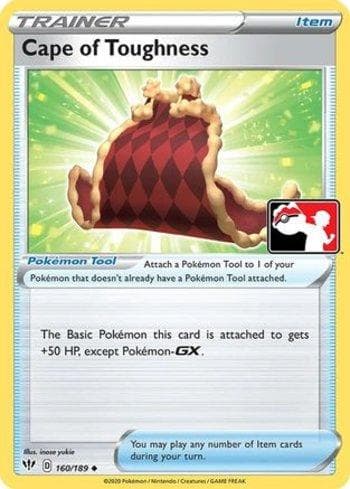 Carta Cape of Toughness 160/170 do set Play! Pokémon Prize Pack Series One — Pokémon TCG | Bynx
