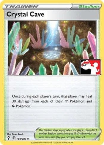 Carta Crystal Cave 144/170 do set Play! Pokémon Prize Pack Series One — Pokémon TCG | Bynx
