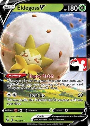 Eldegoss-V 019b — Play! Pokémon Prize Pack Series One
