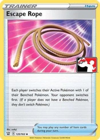 Carta Escape Rope 125/170 do set Play! Pokémon Prize Pack Series One — Pokémon TCG | Bynx