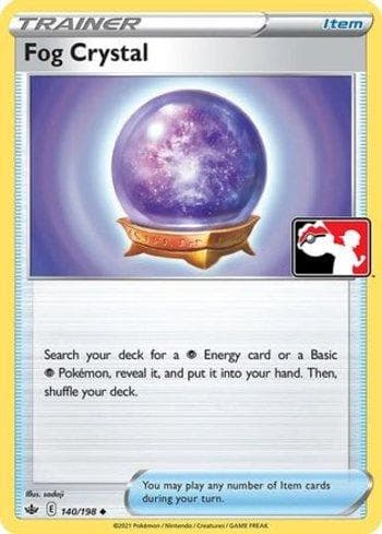 Carta Fog Crystal 140a/170 do set Play! Pokémon Prize Pack Series One — Pokémon TCG | Bynx