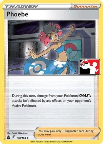 Carta Phoebe 130b/170 do set Play! Pokémon Prize Pack Series One — Pokémon TCG | Bynx