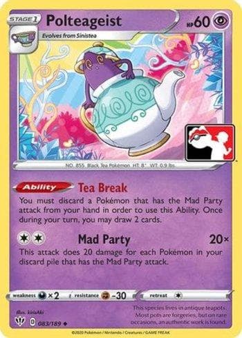 Carta Polteageist 083/170 do set Play! Pokémon Prize Pack Series One — Pokémon TCG | Bynx