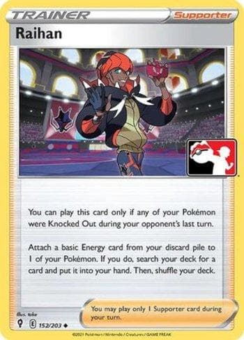 Carta Raihan 152/170 do set Play! Pokémon Prize Pack Series One — Pokémon TCG | Bynx
