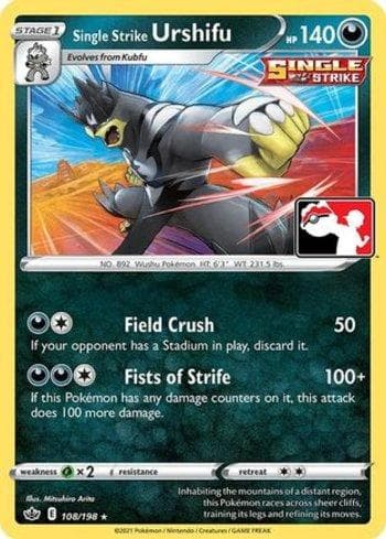 Single Strike Urshifu 108 — Play! Pokémon Prize Pack Series One