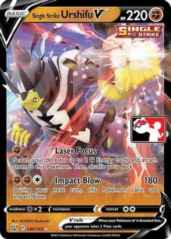Carta Single Strike Urshifu-V 085/170 do set Play! Pokémon Prize Pack Series One — Pokémon TCG | Bynx