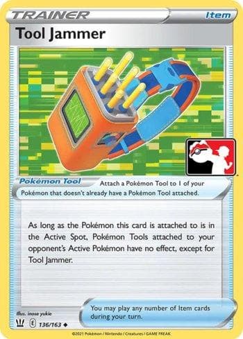 Carta Tool Jammer 136b/170 do set Play! Pokémon Prize Pack Series One — Pokémon TCG | Bynx