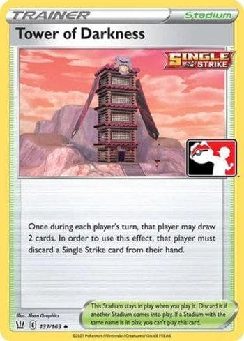 Carta Tower of Darkness 137/170 do set Play! Pokémon Prize Pack Series One — Pokémon TCG | Bynx