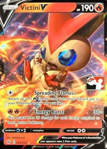 Carta Victini-V 025b/170 do set Play! Pokémon Prize Pack Series One — Pokémon TCG | Bynx