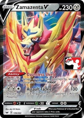 Zamazenta-V 139b — Play! Pokémon Prize Pack Series One