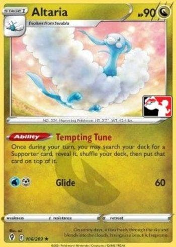Altaria 106/154 — Play! Pokémon Prize Pack Series Two