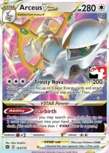 Arceus-VSTAR 123c — Play! Pokémon Prize Pack Series Two