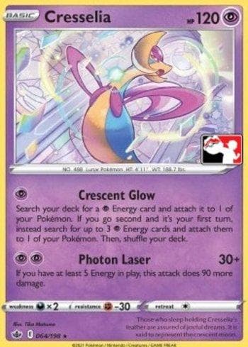 Cresselia 064a — Play! Pokémon Prize Pack Series Two