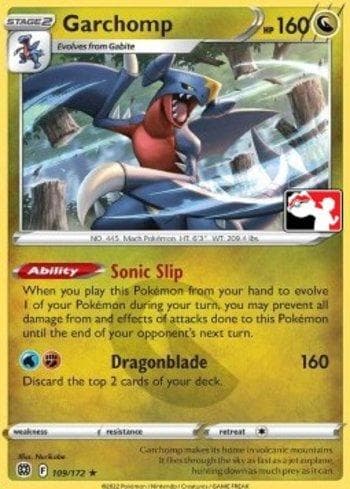 Garchomp 109/154 — Play! Pokémon Prize Pack Series Two