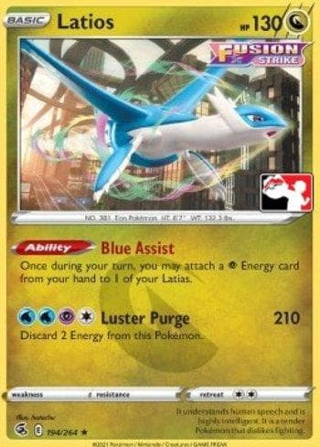 Latios 194 — Play! Pokémon Prize Pack Series Two