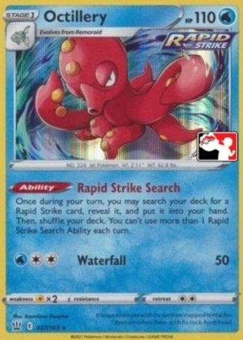 Carta Octillery 037/154 do set Play! Pokémon Prize Pack Series Two — Pokémon TCG | Bynx
