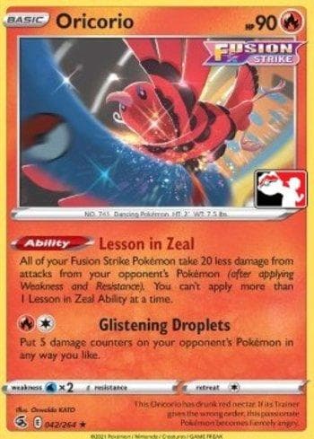 Oricorio 042 — Play! Pokémon Prize Pack Series Two