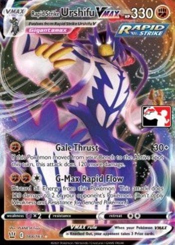 Carta Rapid Strike Urshifu-VMAX 088a/154 do set Play! Pokémon Prize Pack Series Two — Pokémon TCG | Bynx