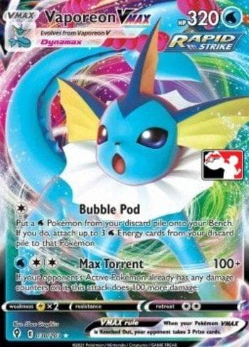 Vaporeon-VMAX 030 — Play! Pokémon Prize Pack Series Two