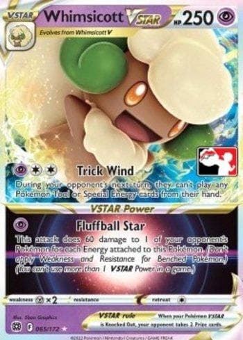 Whimsicott-VSTAR 065b — Play! Pokémon Prize Pack Series Two