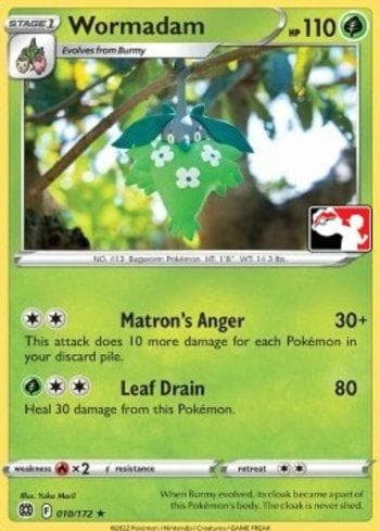 Wormadam 010/154 — Play! Pokémon Prize Pack Series Two