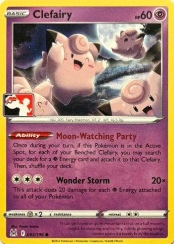 Carta Clefairy 062b/163 do set Play! Pokémon Prize Pack Series Three — Pokémon TCG | Bynx