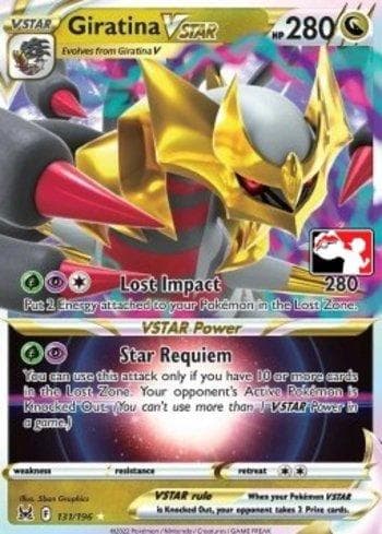 Carta Giratina-VSTAR 131a/163 do set Play! Pokémon Prize Pack Series Three — Pokémon TCG | Bynx