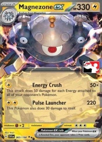 Magnezone ex 065/163 — Play! Pokémon Prize Pack Series Three