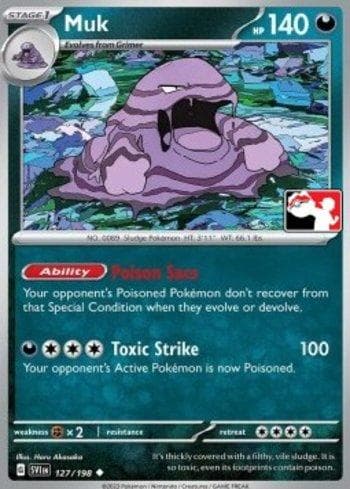 Carta Muk 127/163 do set Play! Pokémon Prize Pack Series Three — Pokémon TCG | Bynx