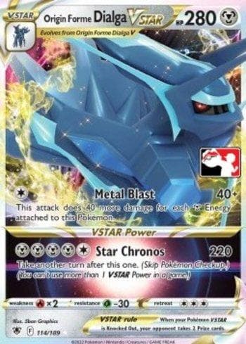 Carta Origin Forme Dialga-VSTAR 114a/163 do set Play! Pokémon Prize Pack Series Three — Pokémon TCG | Bynx