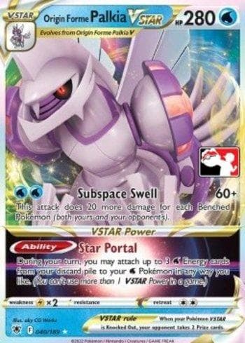 Carta Origin Forme Palkia-VSTAR 040/163 do set Play! Pokémon Prize Pack Series Three — Pokémon TCG | Bynx