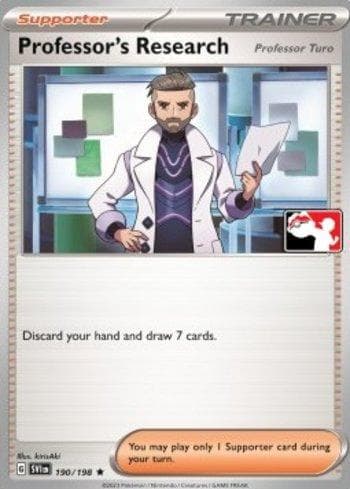 Carta Professor's Research (Professor Turo) 190/163 do set Play! Pokémon Prize Pack Series Three — Pokémon TCG | Bynx