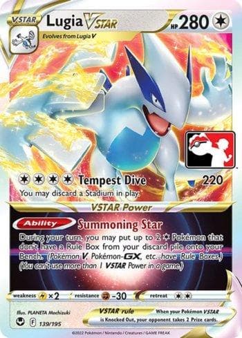 Lugia-VSTAR 139 — Play! Pokémon Prize Pack Series Four