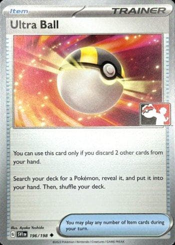 Carta Ultra Ball 196/86 do set Play! Pokémon Prize Pack Series Four — Pokémon TCG | Bynx