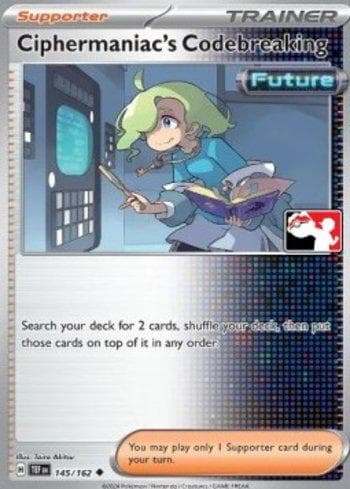 Decodificação da Criptomaníaca / Ciphermaniac — Play! Pokémon Prize Pack Series Six