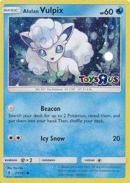 Alolan Vulpix - Toys R Us — Promos
