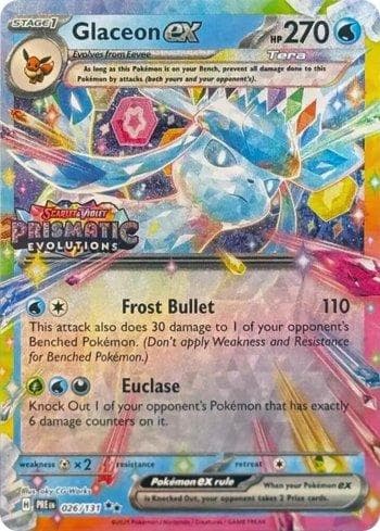 Glaceon ex (Prismatic Evolutions Stamp) — Promos