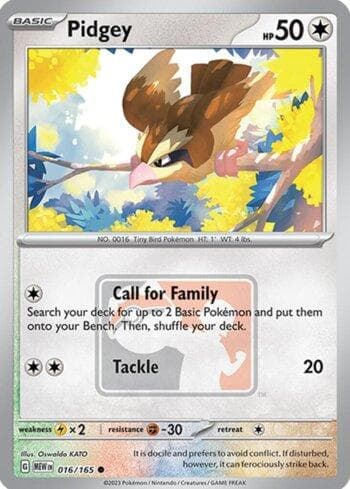 Carta Pidgey (League Promo) do set Promos — Pokémon TCG | Bynx