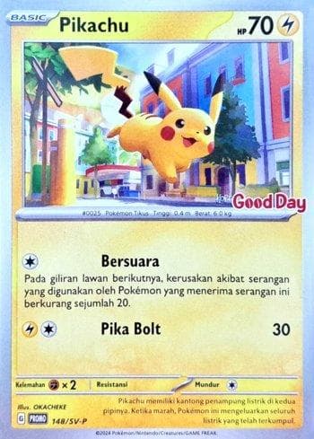 Pikachu (Good Day - Indonesian) — Promos
