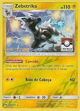 Carta Zebstrika - 3rd Place do set Promos — Pokémon TCG | Bynx