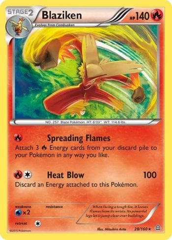 Carta Blaziken 28/160 do set Conflito Primitivo — Pokémon TCG | Bynx