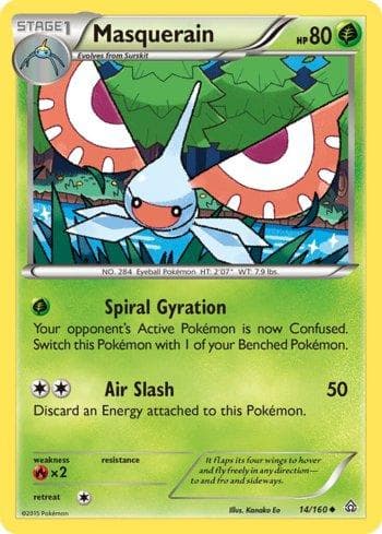 Carta Masquerain 14/160 do set Conflito Primitivo — Pokémon TCG | Bynx
