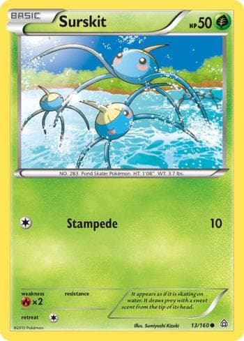 Carta Surskit 13/160 do set Conflito Primitivo — Pokémon TCG | Bynx