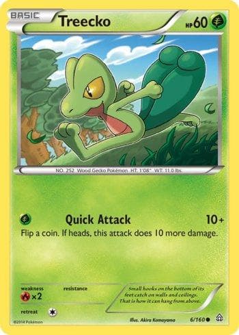 Carta Treecko 6/160 do set Conflito Primitivo — Pokémon TCG | Bynx