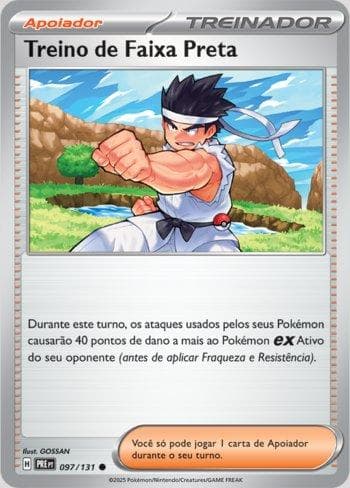 Carta Black Belt's Training 097/131 do set Evoluções Prismáticas — Pokémon TCG | Bynx