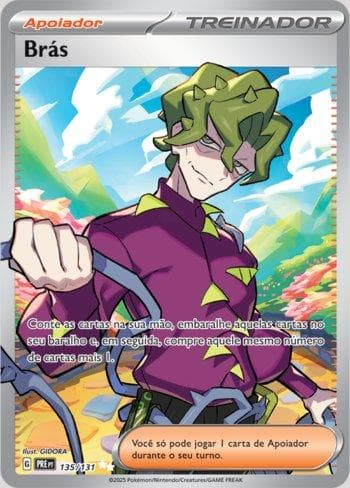 Carta Brassius 135/131 do set Evoluções Prismáticas — Pokémon TCG | Bynx