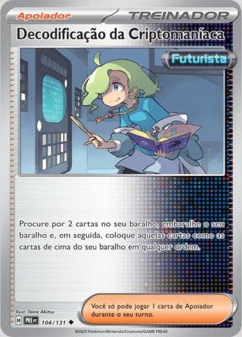 Carta Ciphermaniac's Codebreaking 104/131 do set Evoluções Prismáticas — Pokémon TCG | Bynx