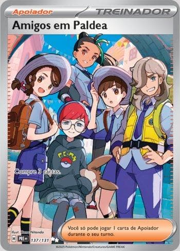 Carta Friends in Paldea 137/131 do set Evoluções Prismáticas — Pokémon TCG | Bynx