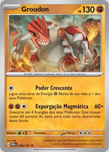 Groudon 049/131 — Evoluções Prismáticas